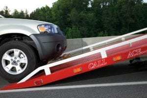 Auto Towing experts towing a car
